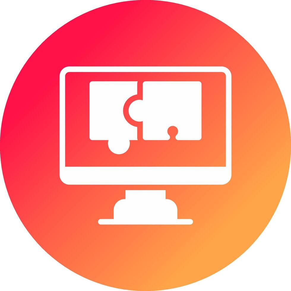 Puzzle Creative Icon Design vector