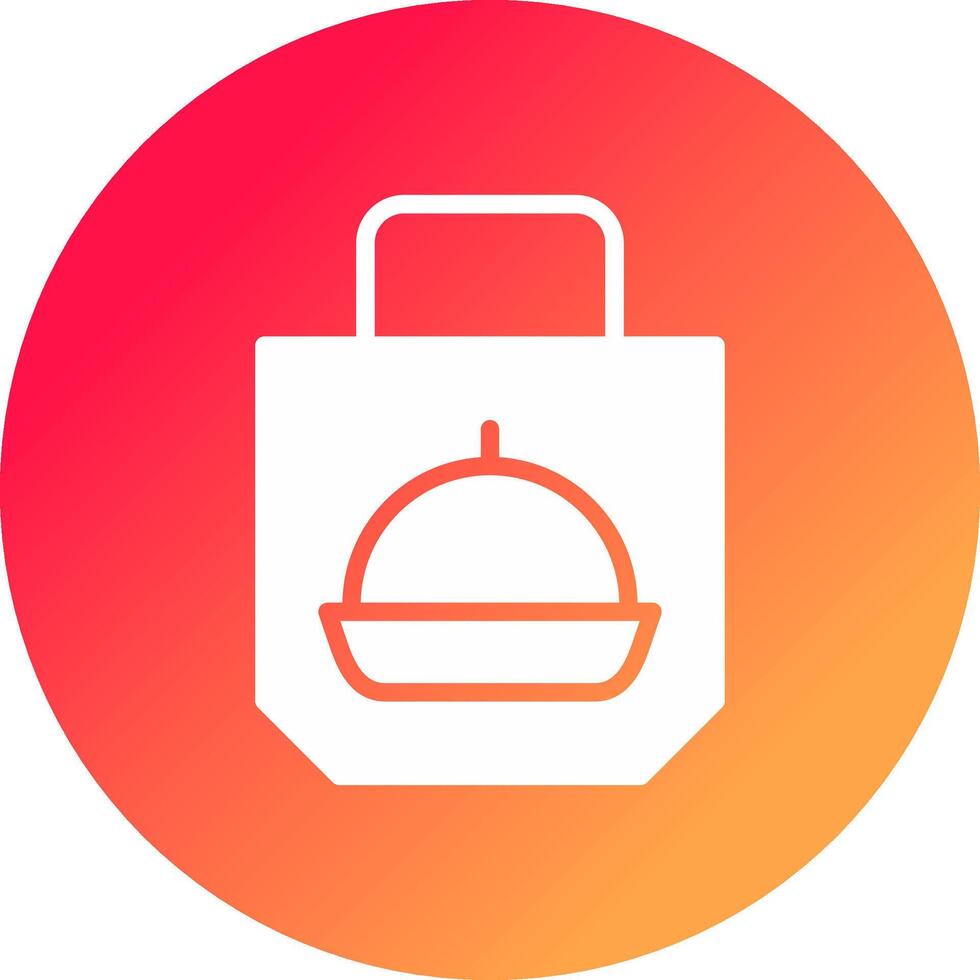 Food Delivery Creative Icon Design vector