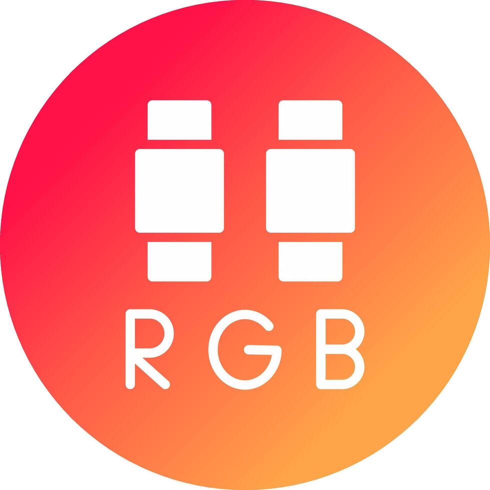 Rgb Creative Icon Design vector