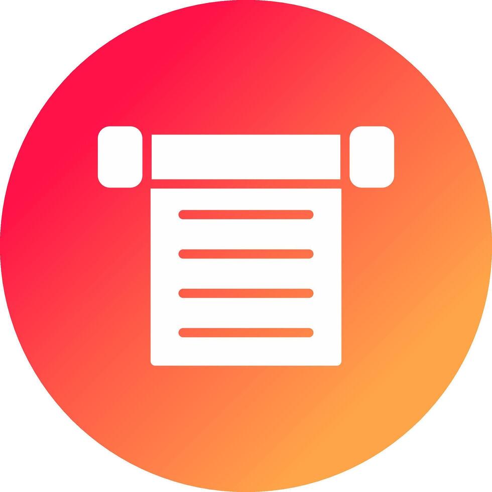 Scroll Creative Icon Design vector