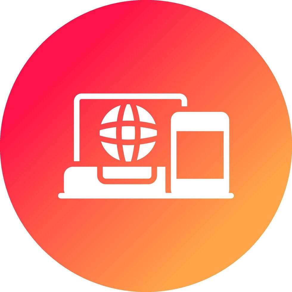 Multi Platform Creative Icon Design vector