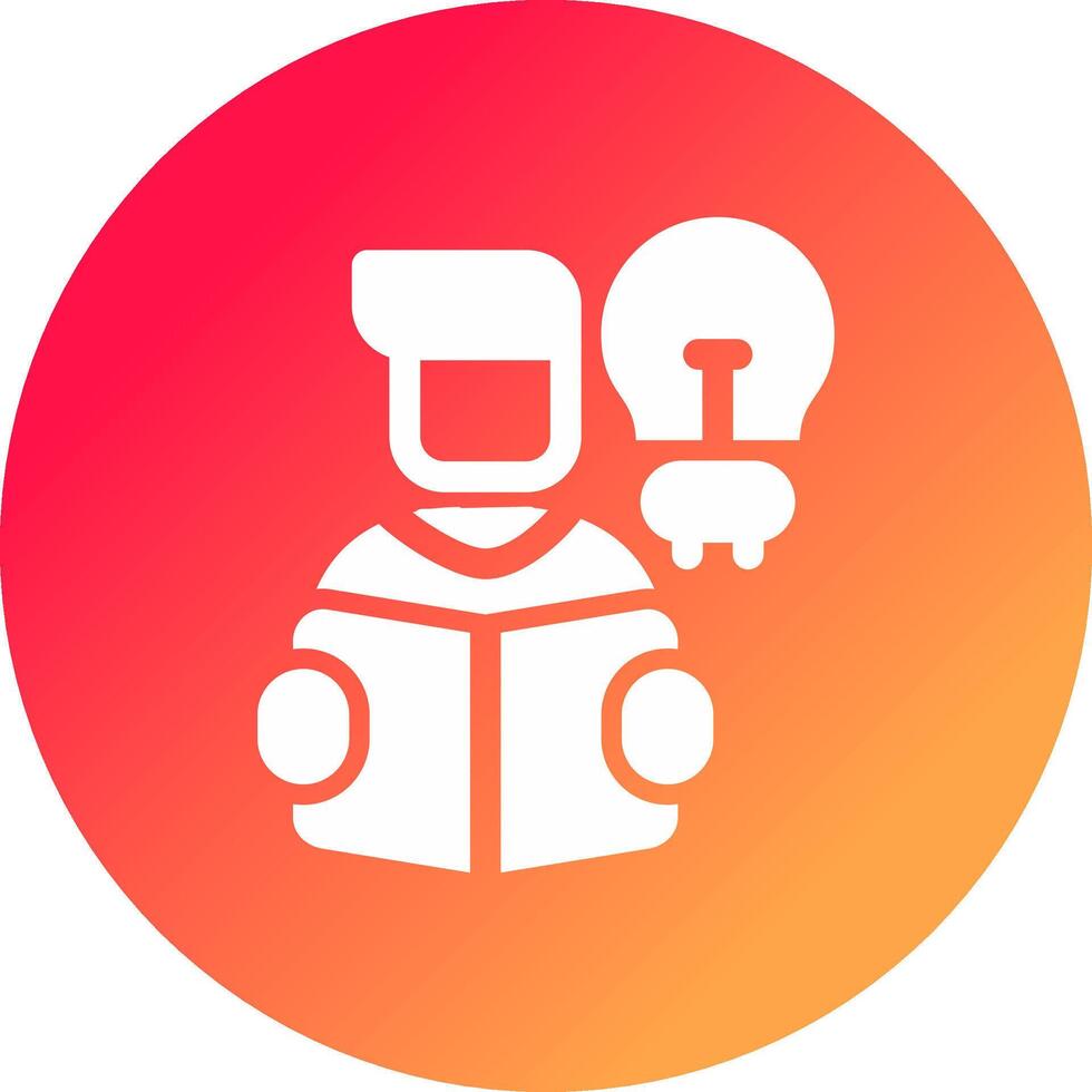 Self Learning Creative Icon Design vector