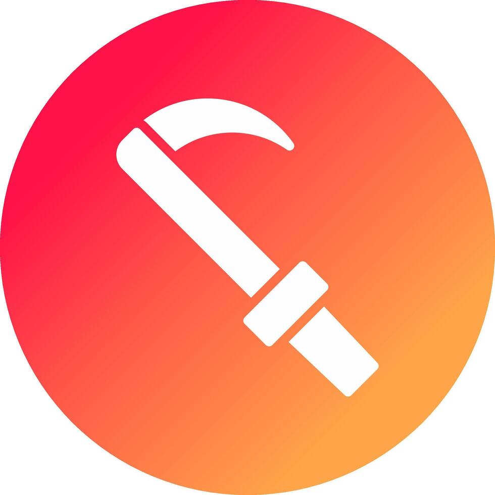 Scythe Creative Icon Design vector