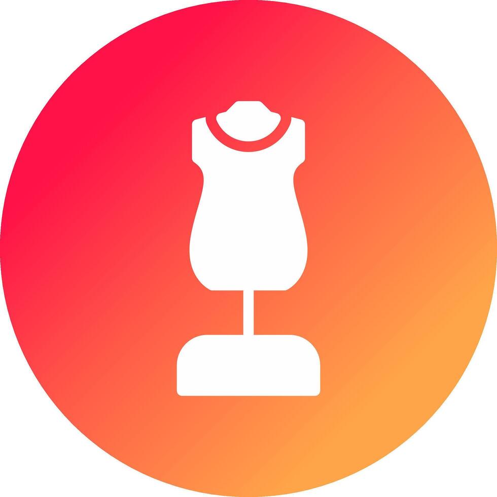 diseño de icono creativo de maniquí vector