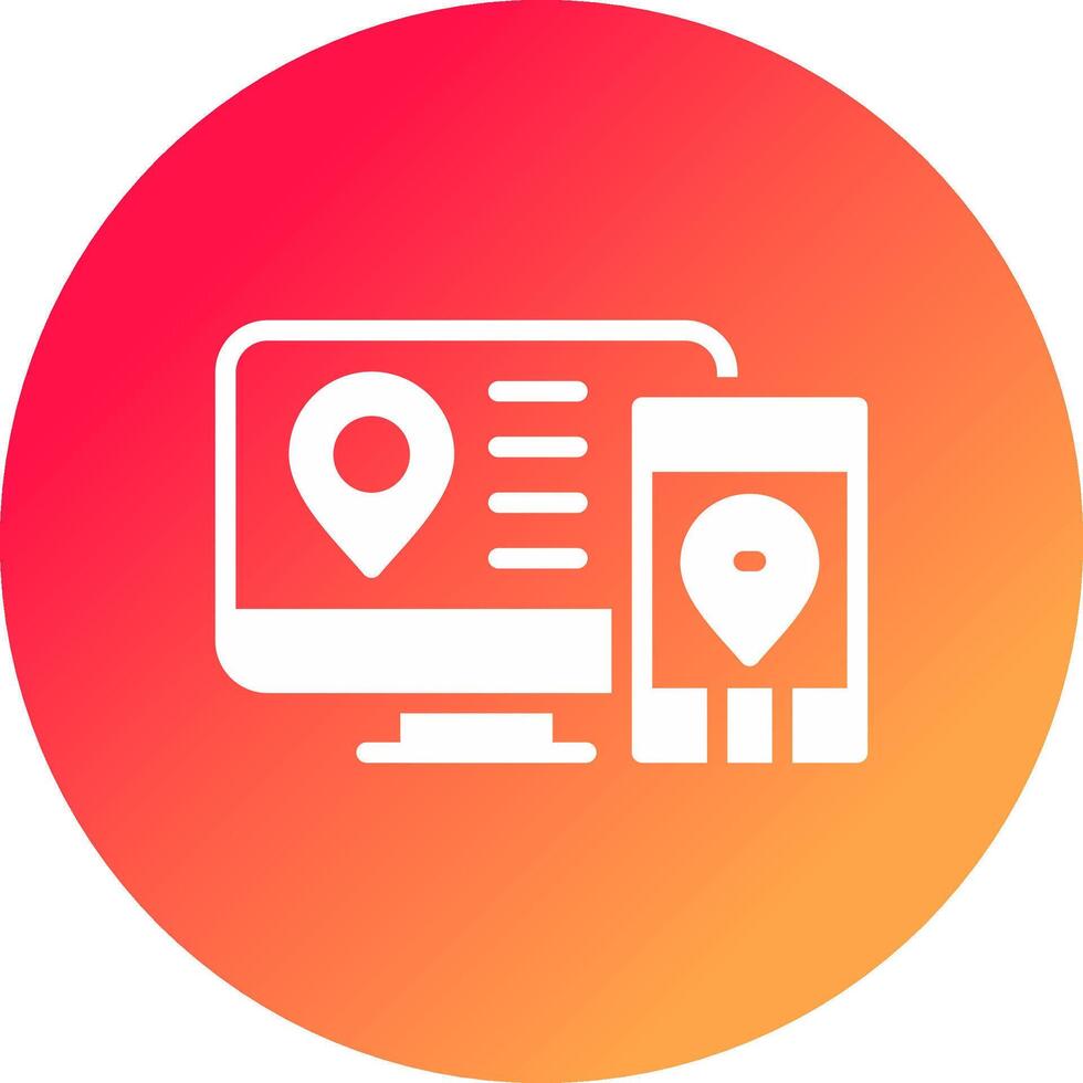 Multi Screen Marketing Creative Icon Design vector