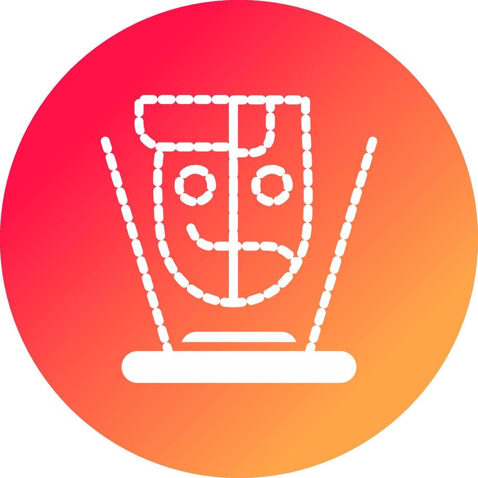 Hologram Creative Icon Design vector