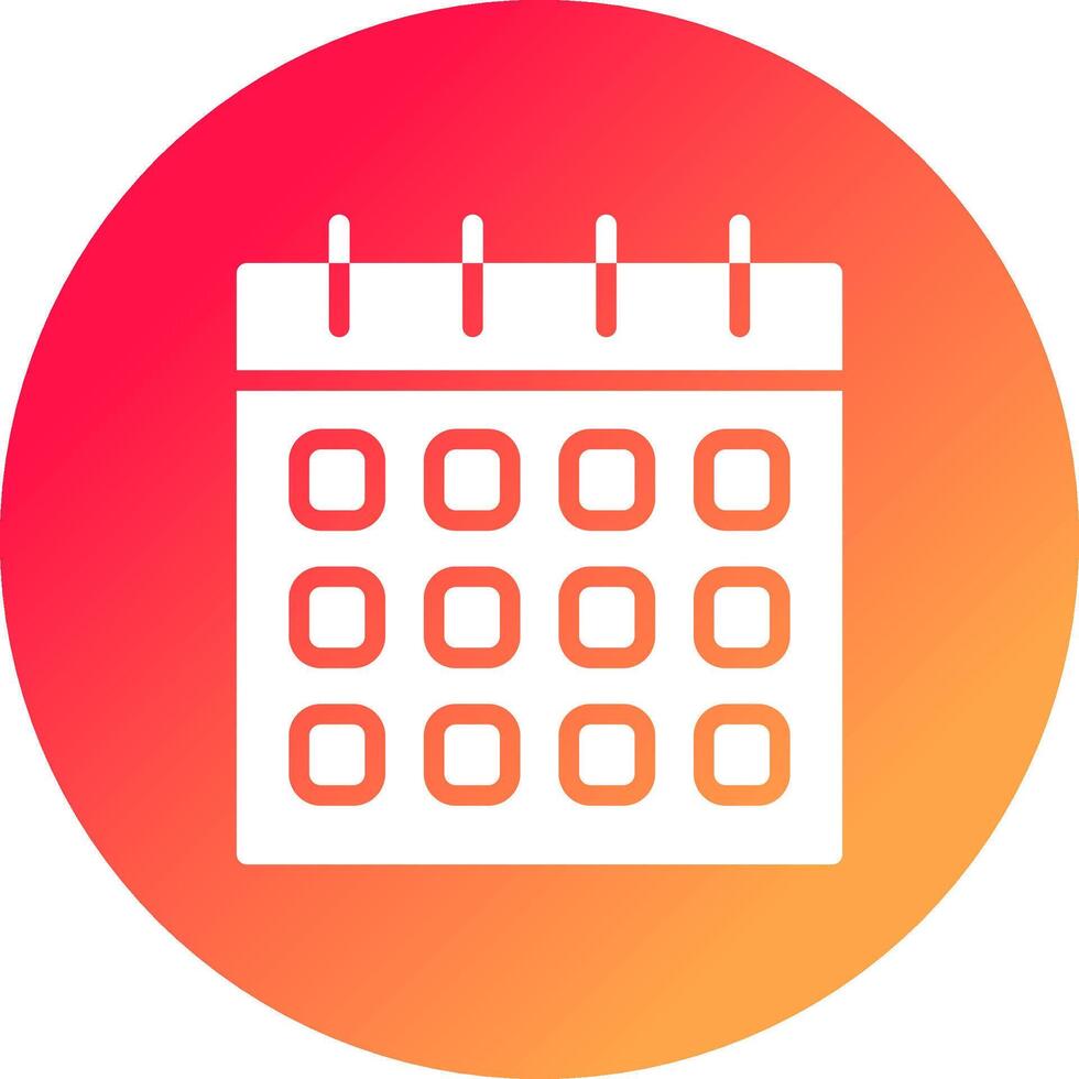 Calendar Creative Icon Design vector