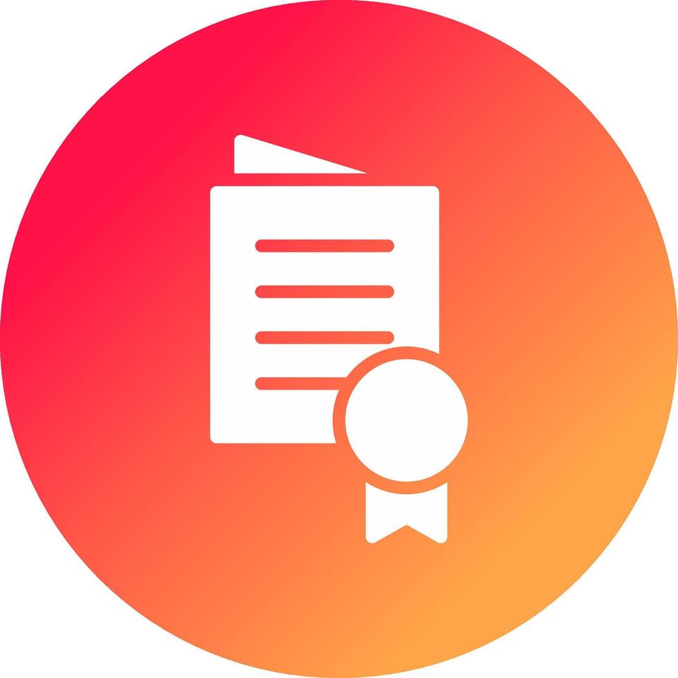 Certificate Creative Icon Design vector