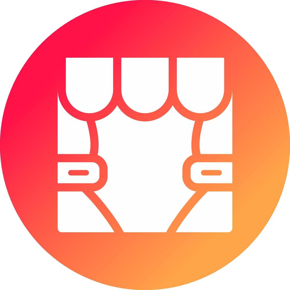 Stage Creative Icon Design vector