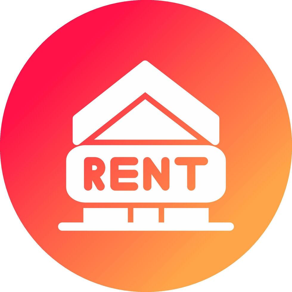 Rent Creative Icon Design vector