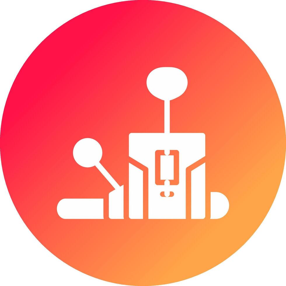 Pilates Chair Creative Icon Design vector