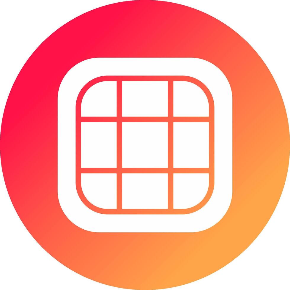 Grid Creative Icon Design vector