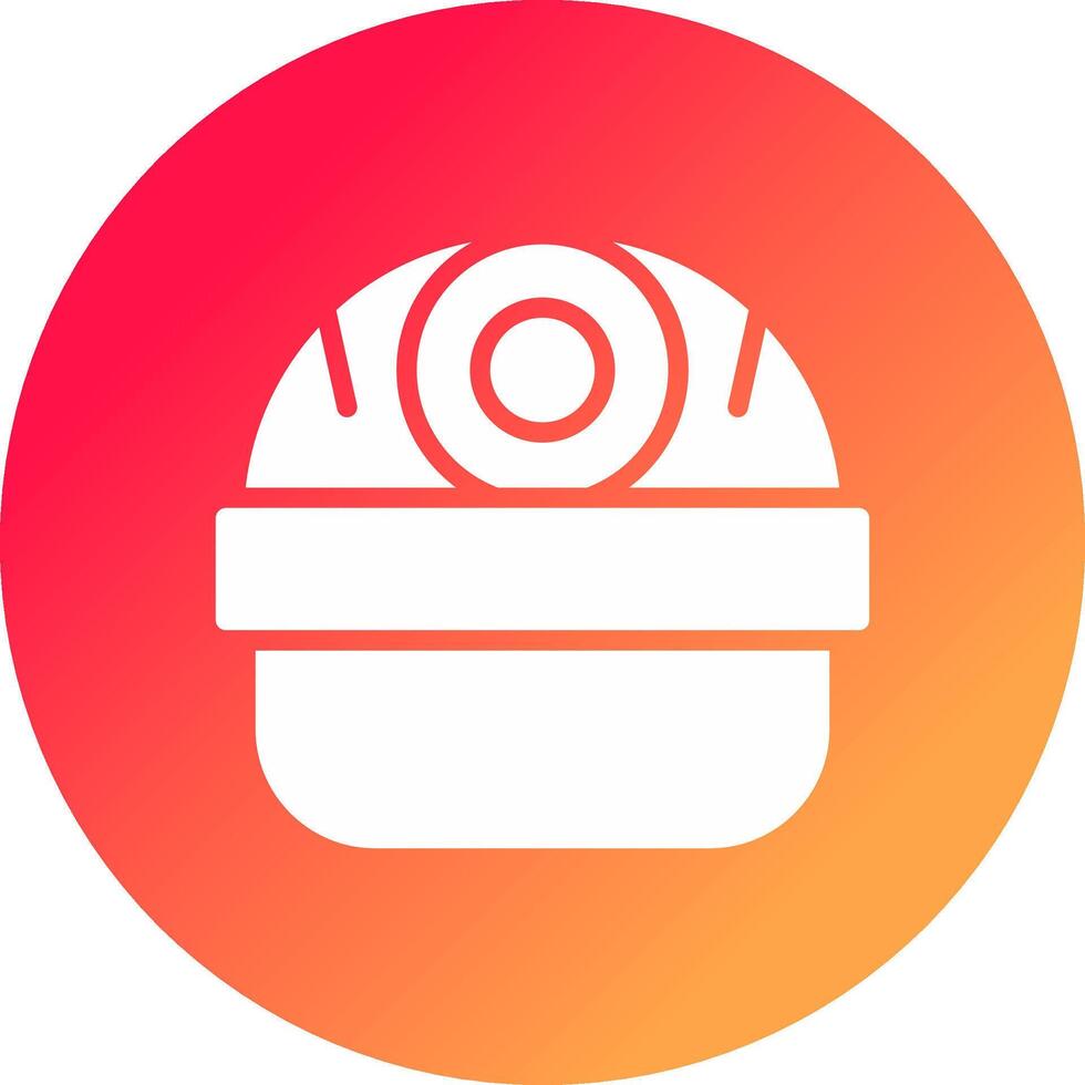 Helmet Creative Icon Design vector