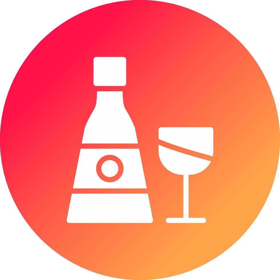 Champagne Creative Icon Design vector