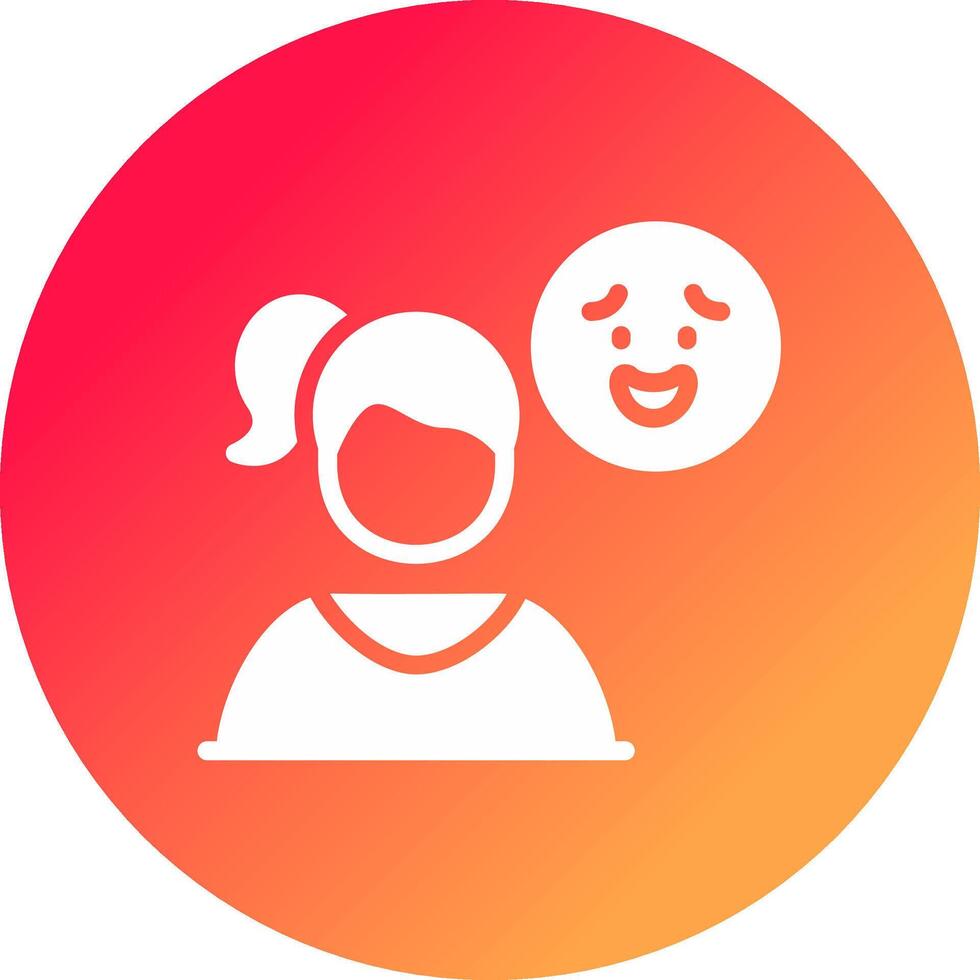 Facial Expression Creative Icon Design vector
