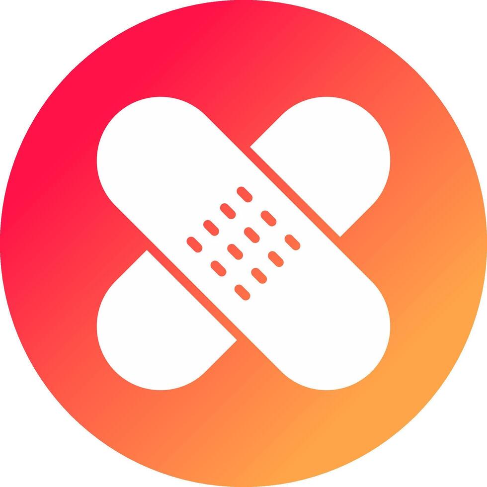 Band Aid Creative Icon Design vector