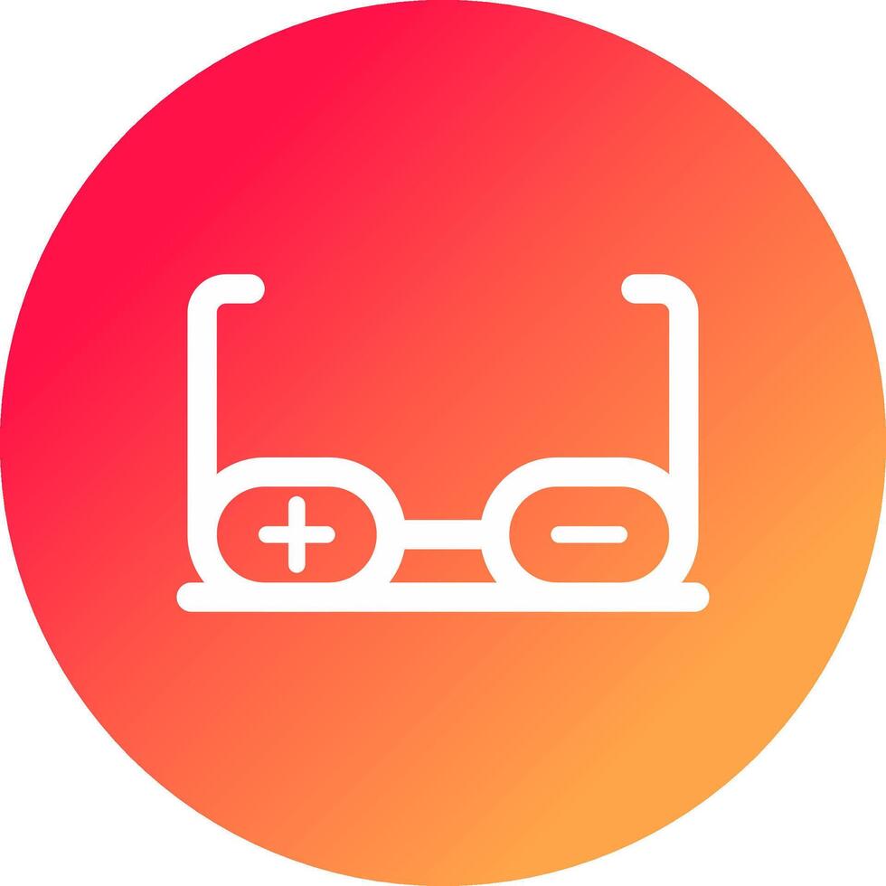 Medical Glasses Creative Icon Design vector