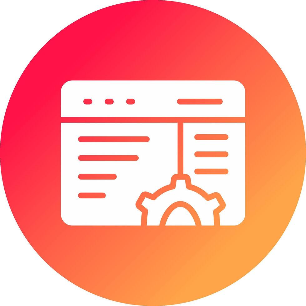 Browser Creative Icon Design vector