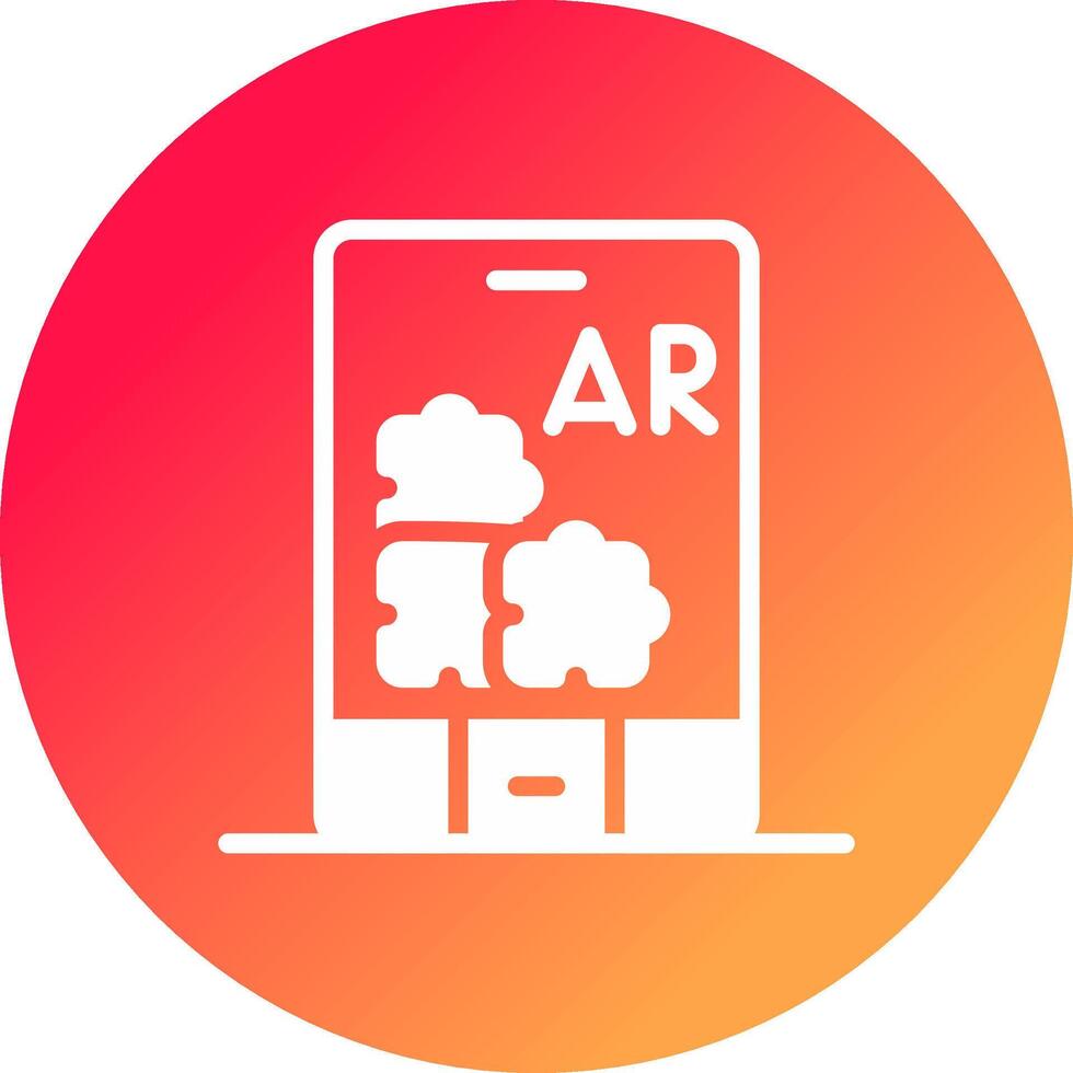 Ar Puzzle Creative Icon Design vector