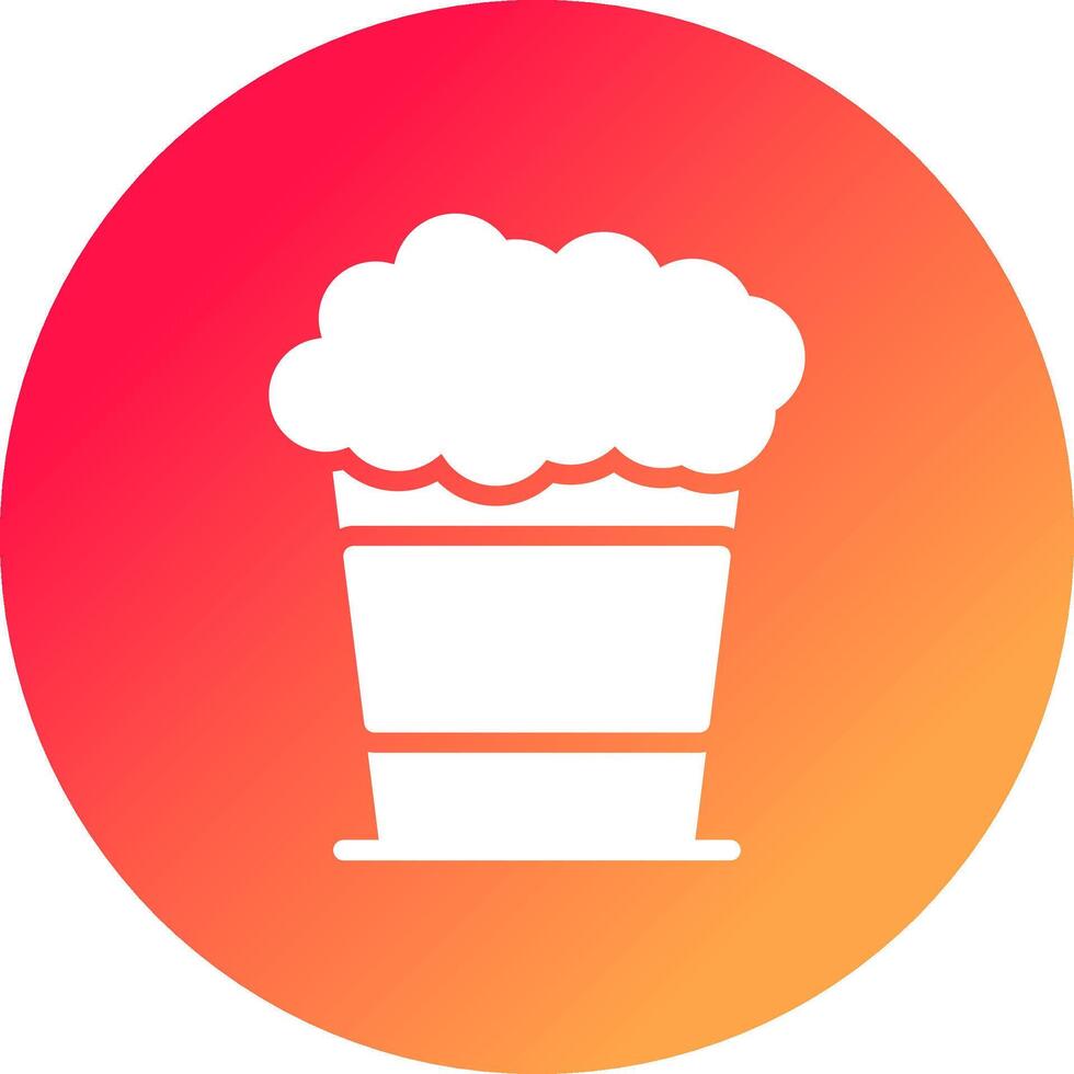 Popcorn Creative Icon Design vector