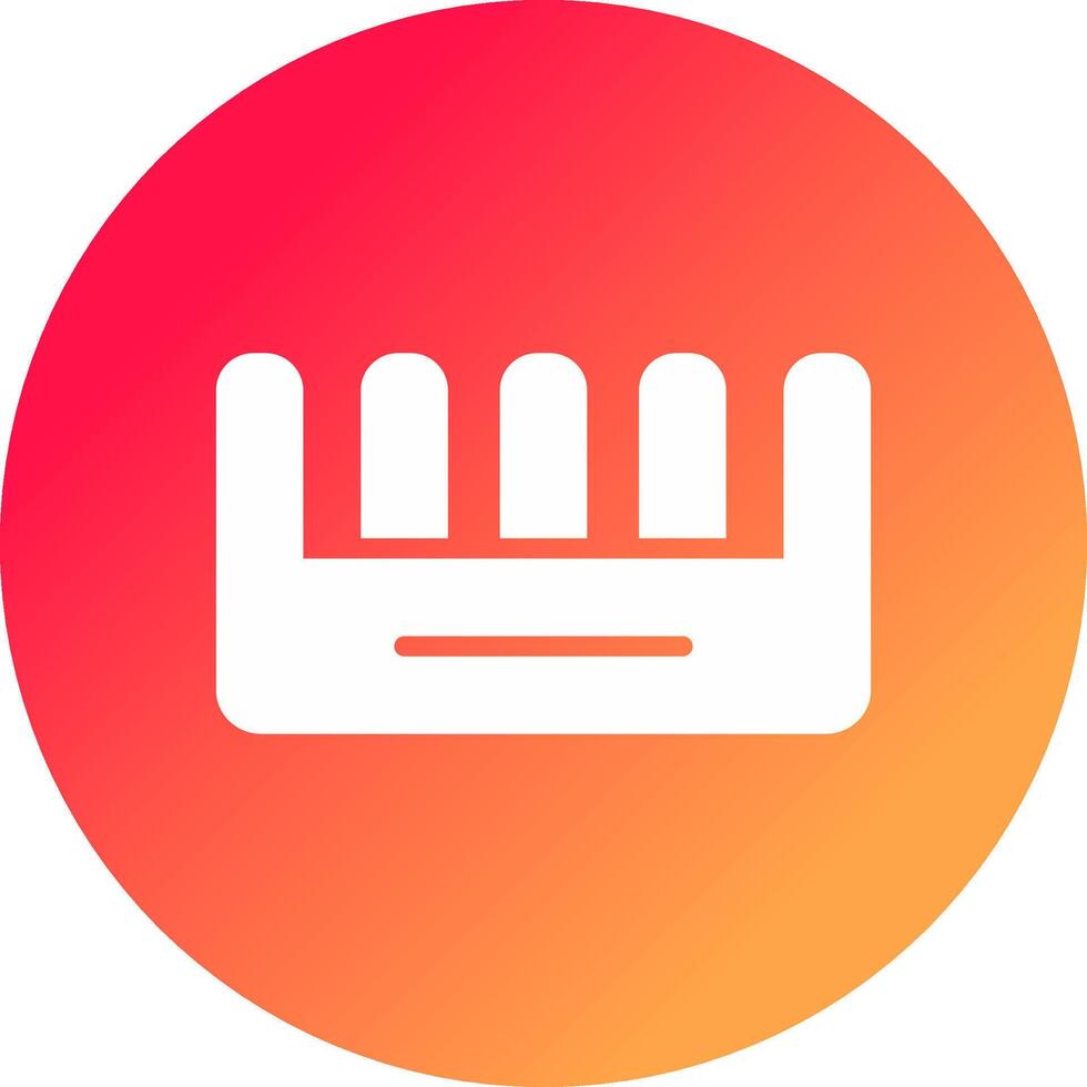 Comb Creative Icon Design vector