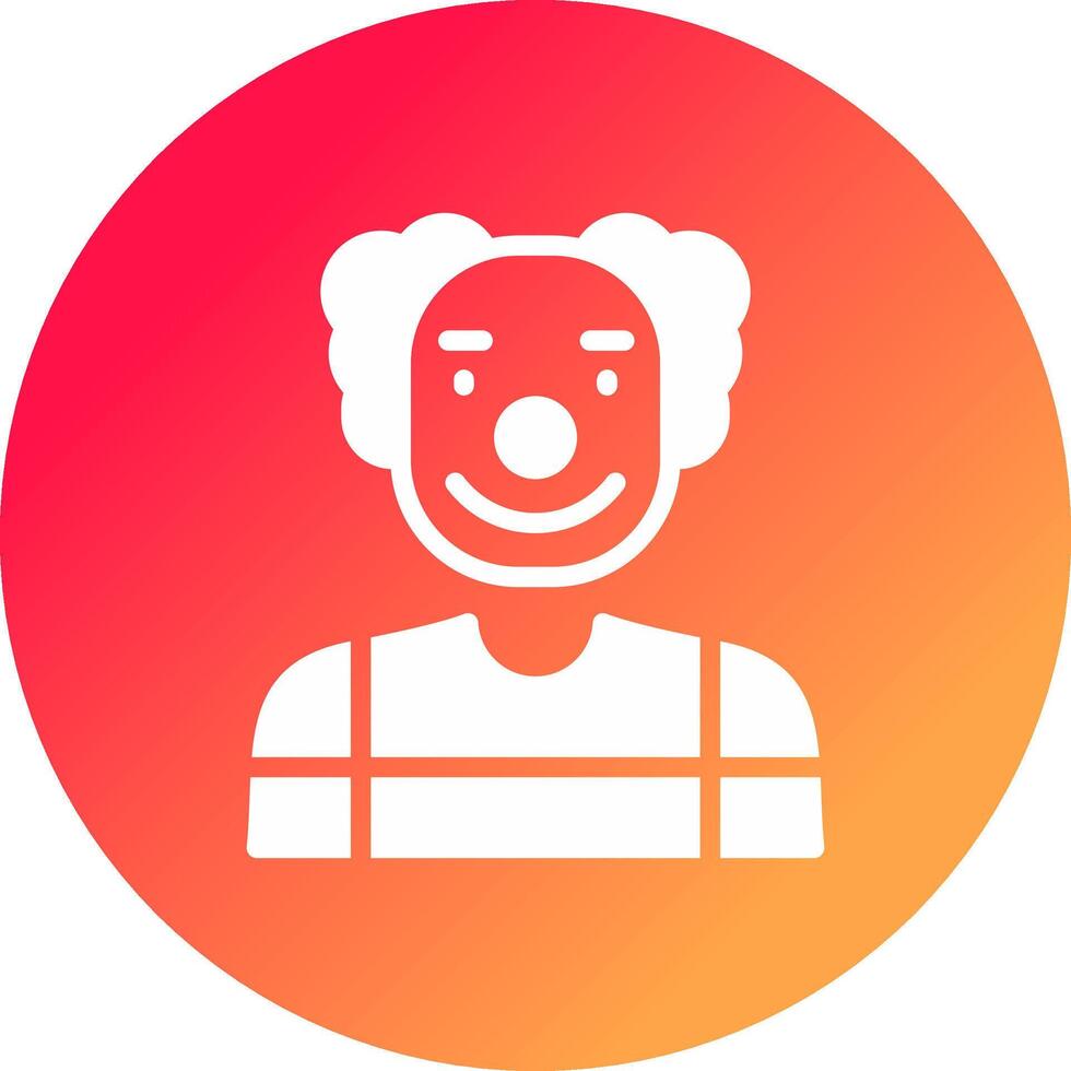 Clown Creative Icon Design vector