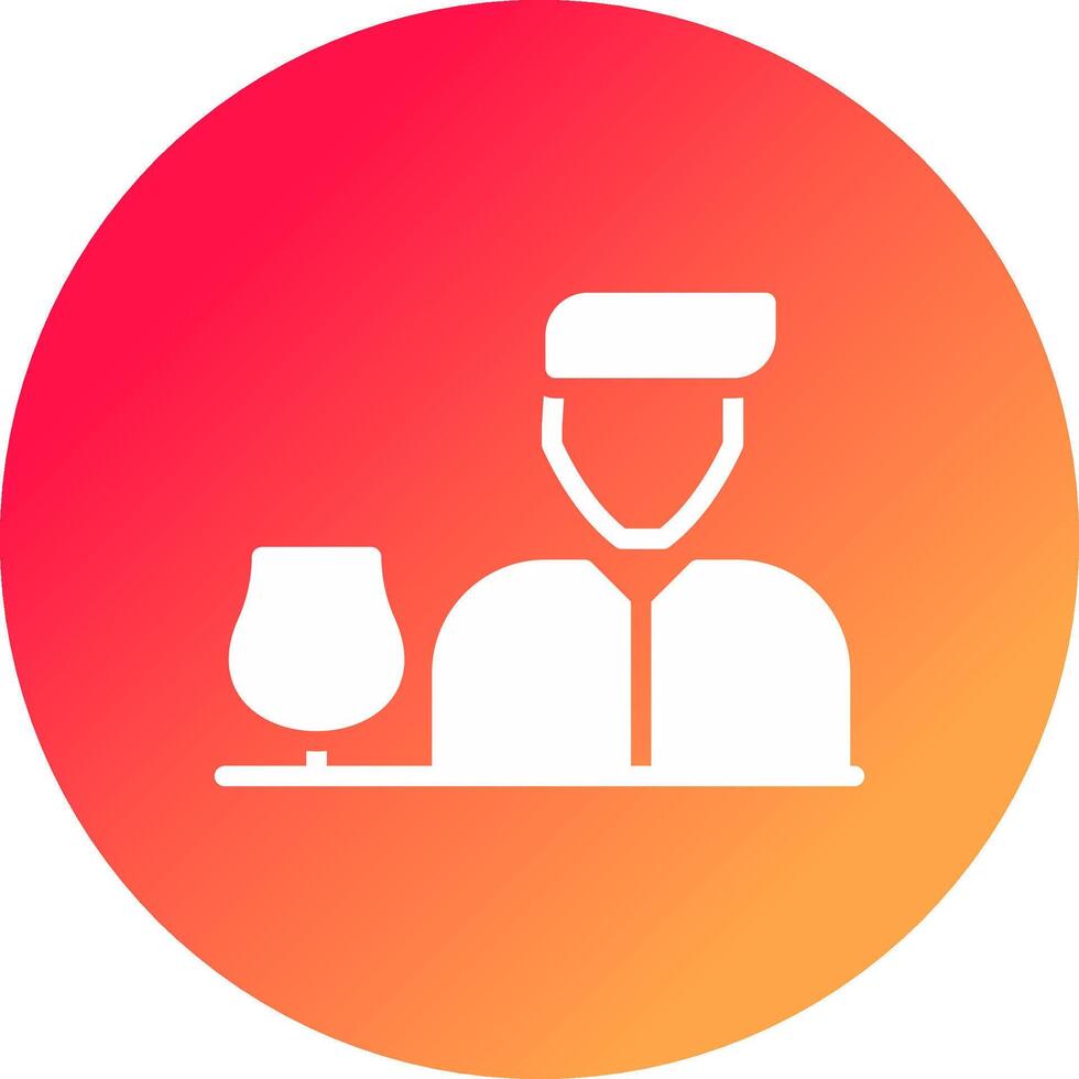 Bartender Creative Icon Design vector