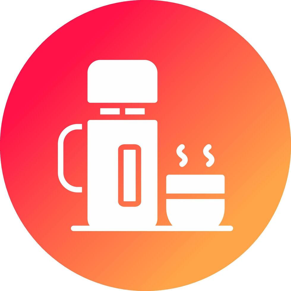 Thermos Creative Icon Design vector