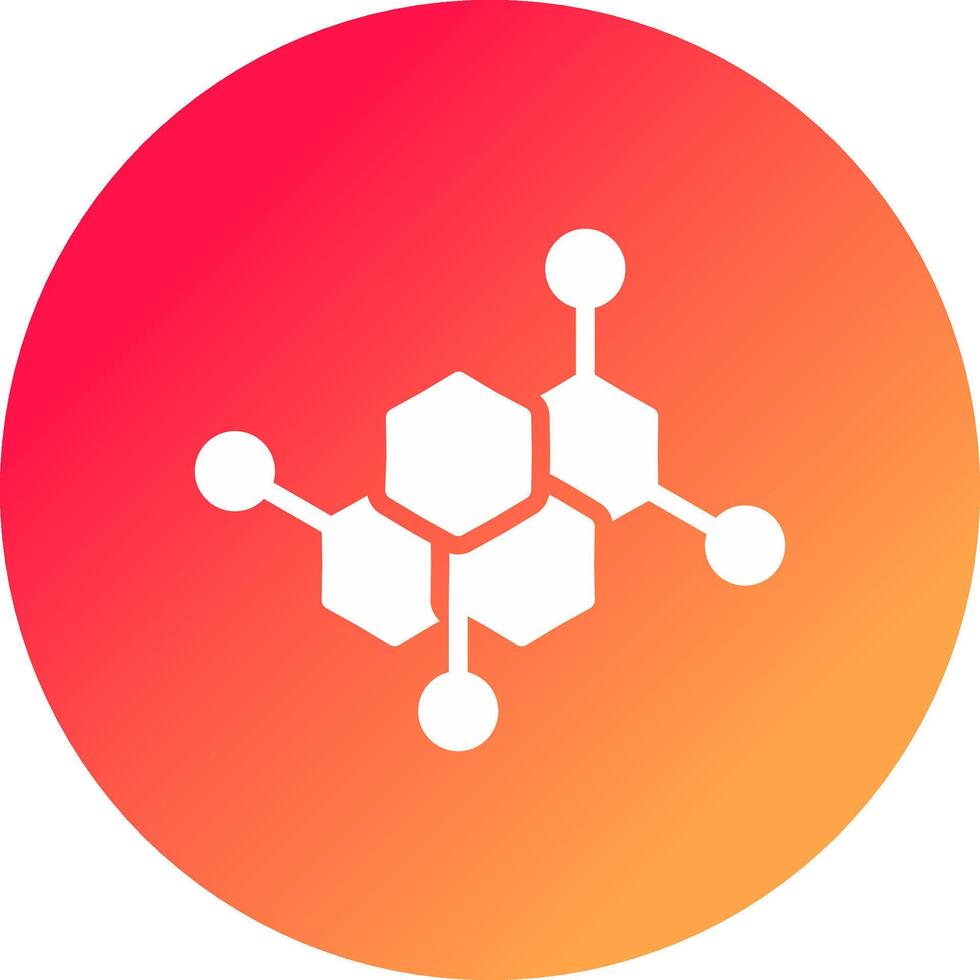 Molecule Creative Icon Design vector