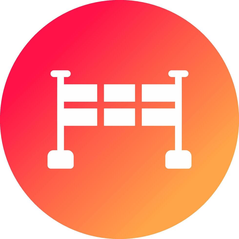 Finish Line Creative Icon Design vector