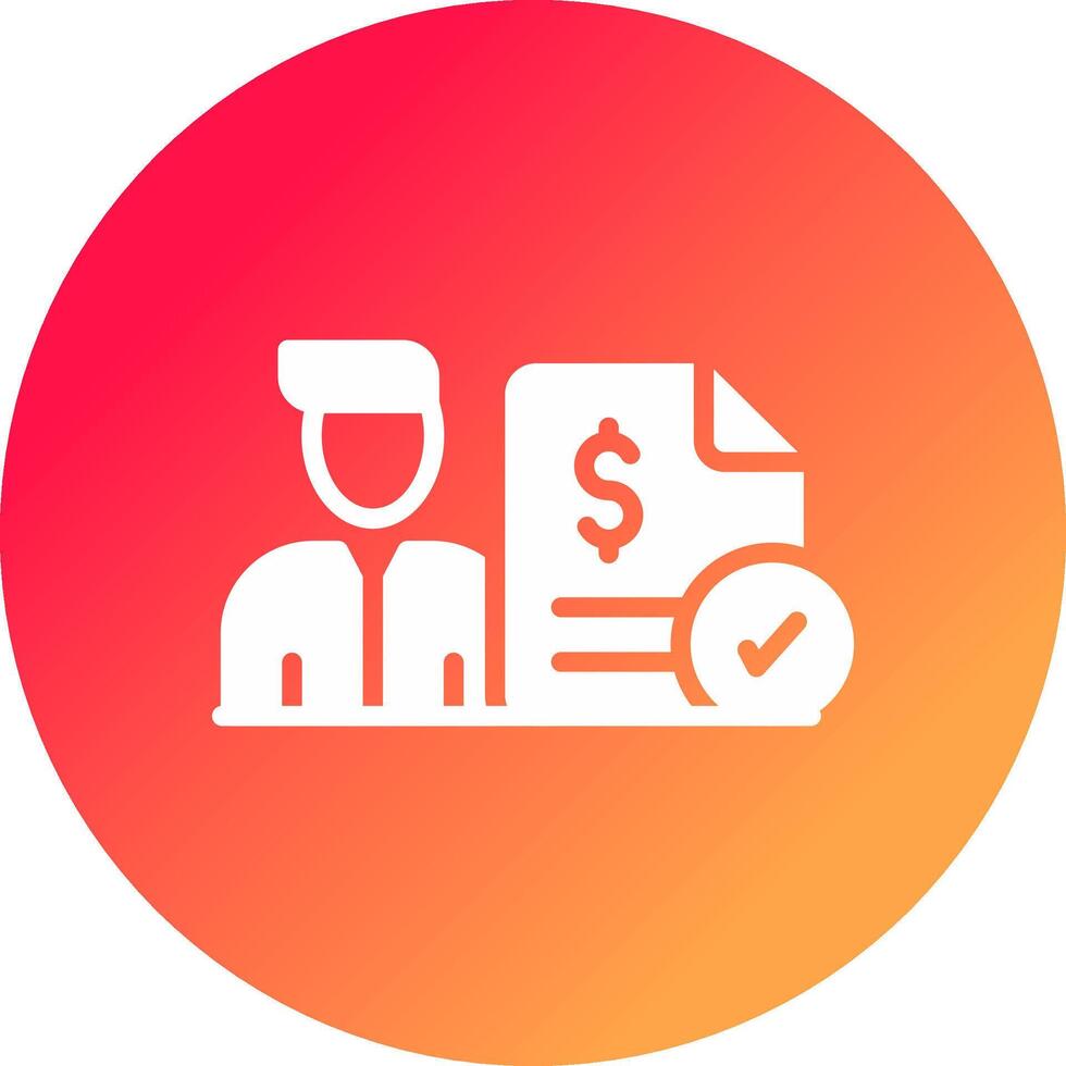 Dealer Invoice Creative Icon Design vector