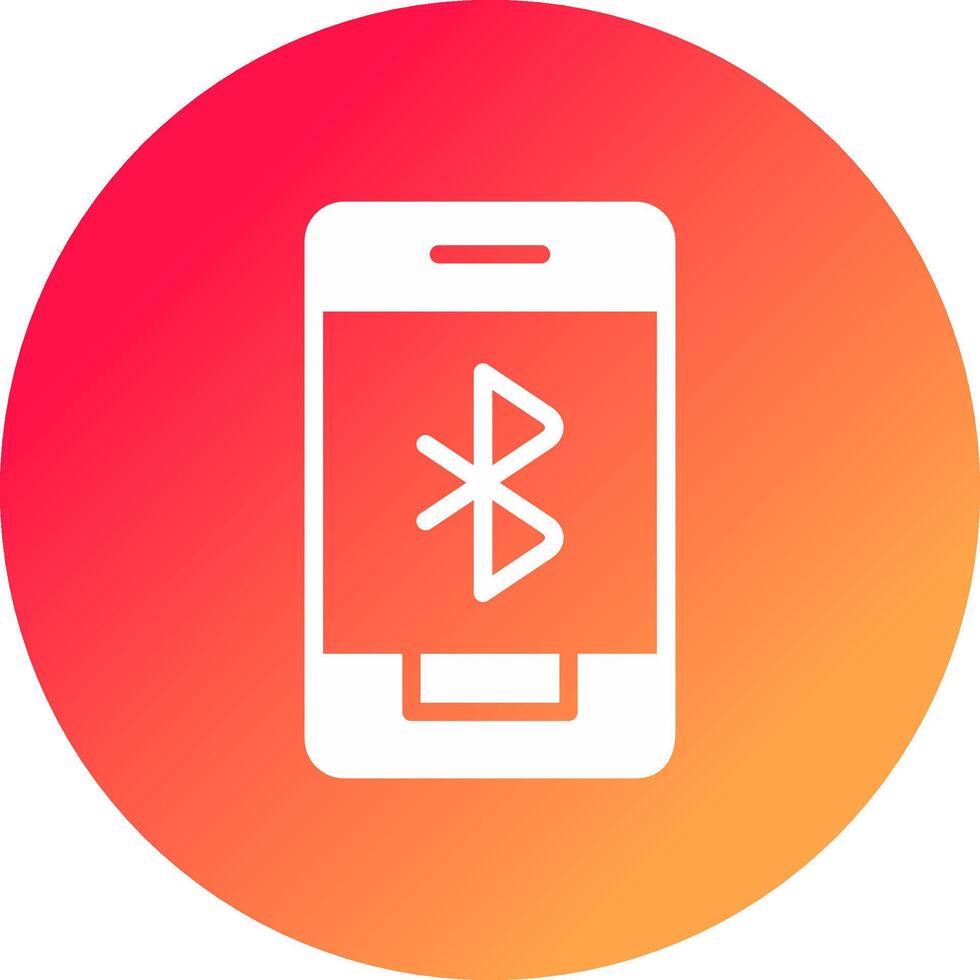 diseño de icono creativo bluetooth vector