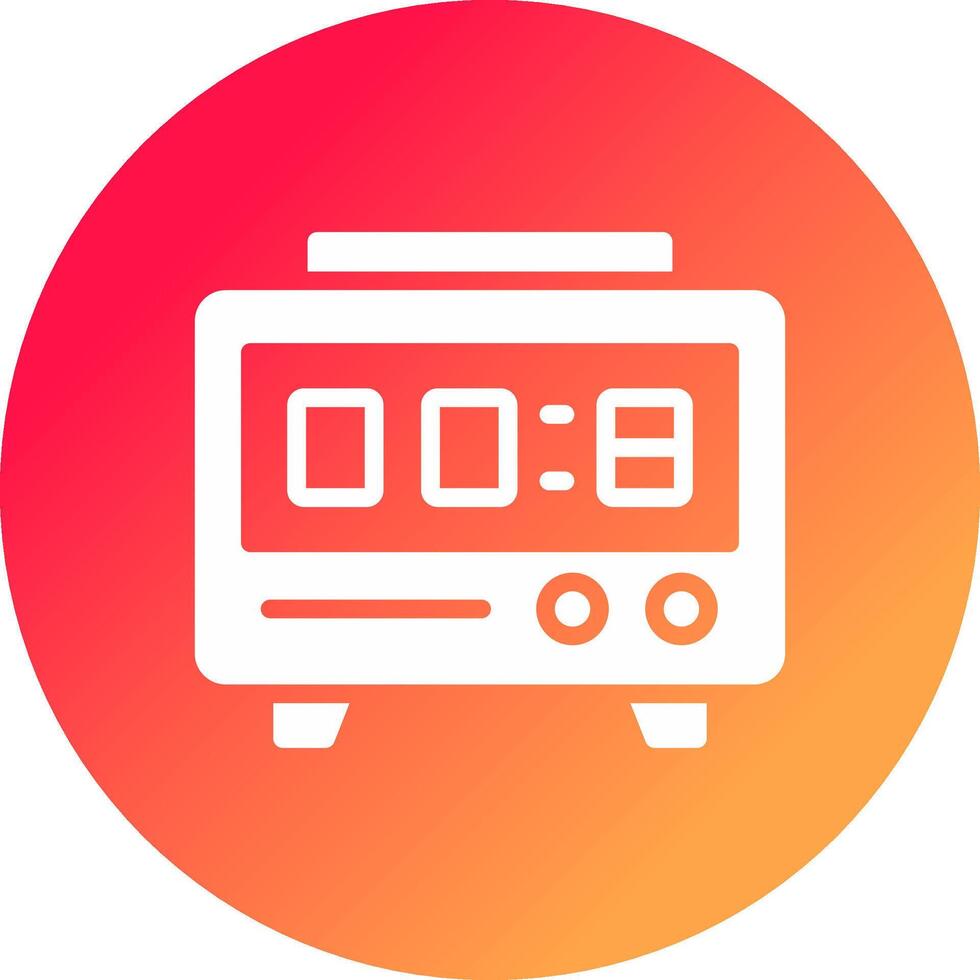 Digital Stopwatch Creative Icon Design vector