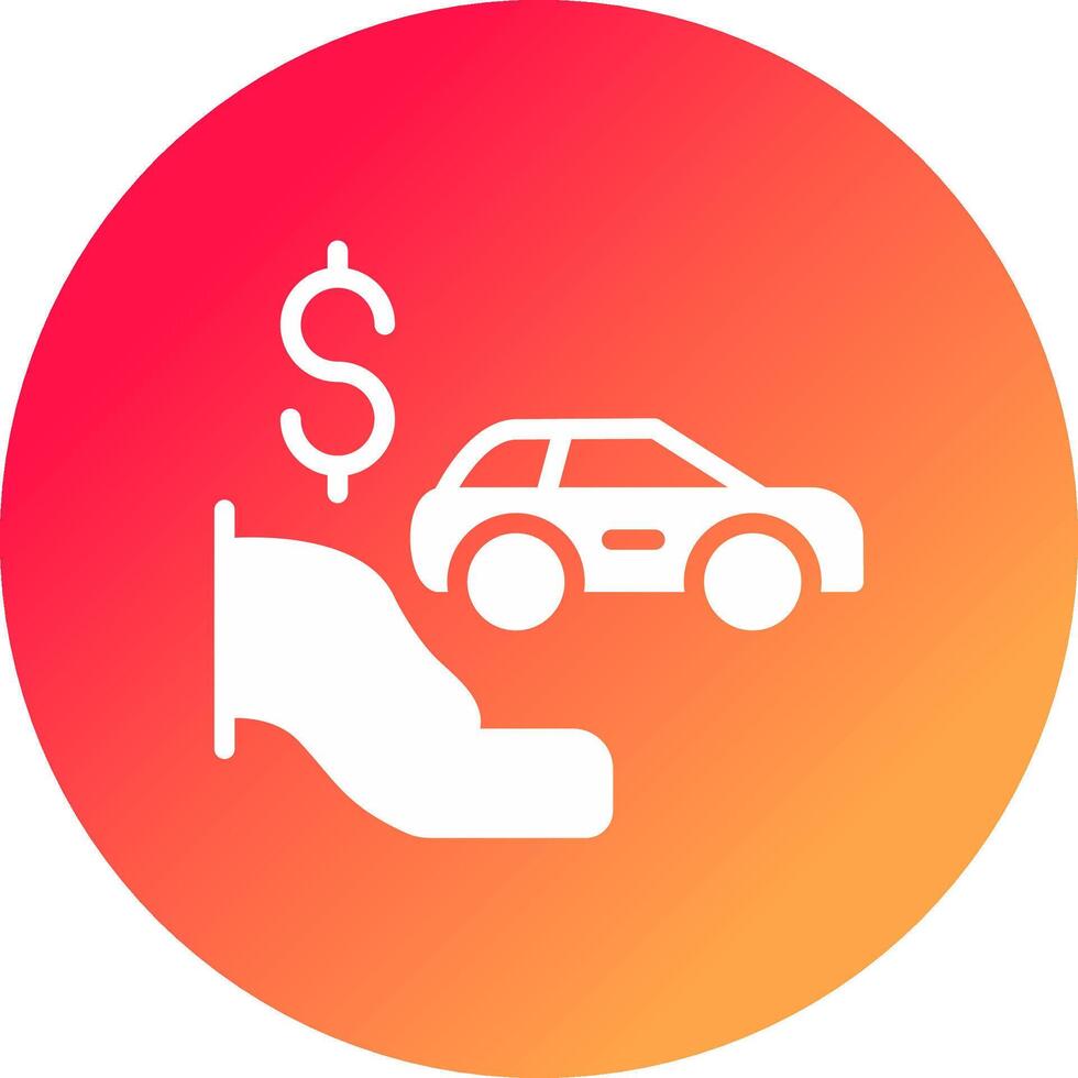 Dealer Holdback Creative Icon Design vector