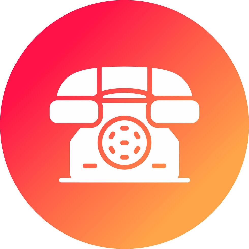 Telephone Creative Icon Design vector