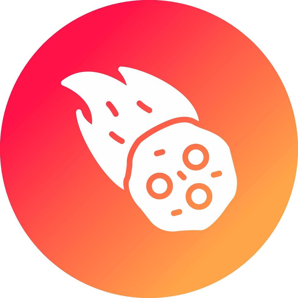 Meteor Creative Icon Design vector