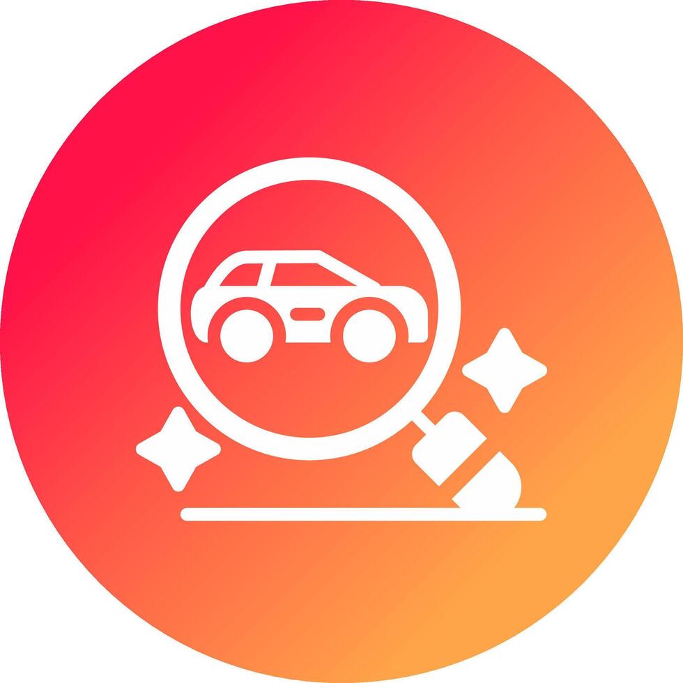 Car Finder Creative Icon Design vector