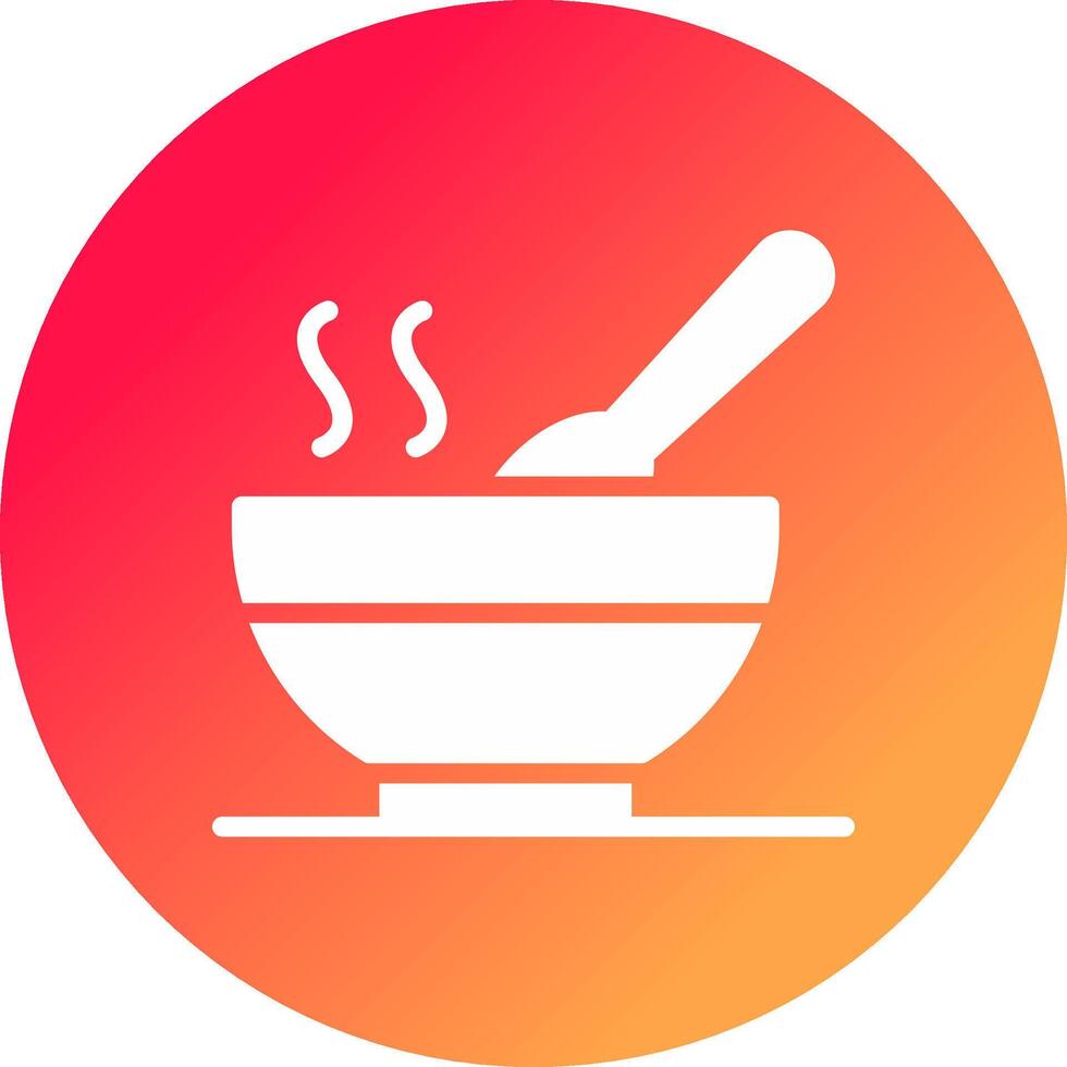 diseño de icono creativo de sopa caliente vector