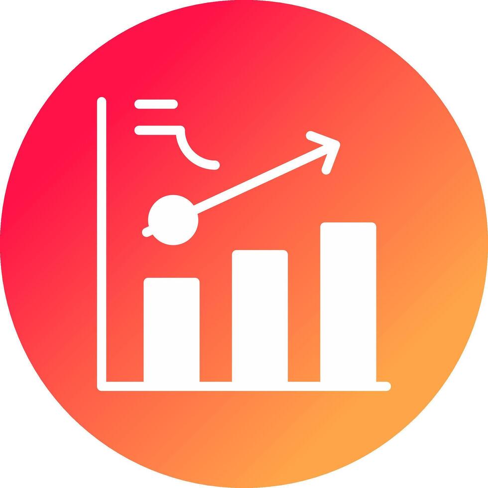 Clustered Bar Creative Icon Design vector