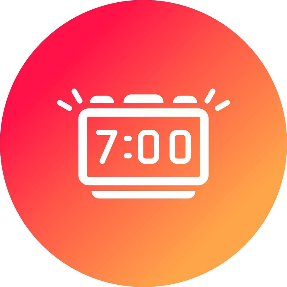 diseño de icono creativo de alarma vector