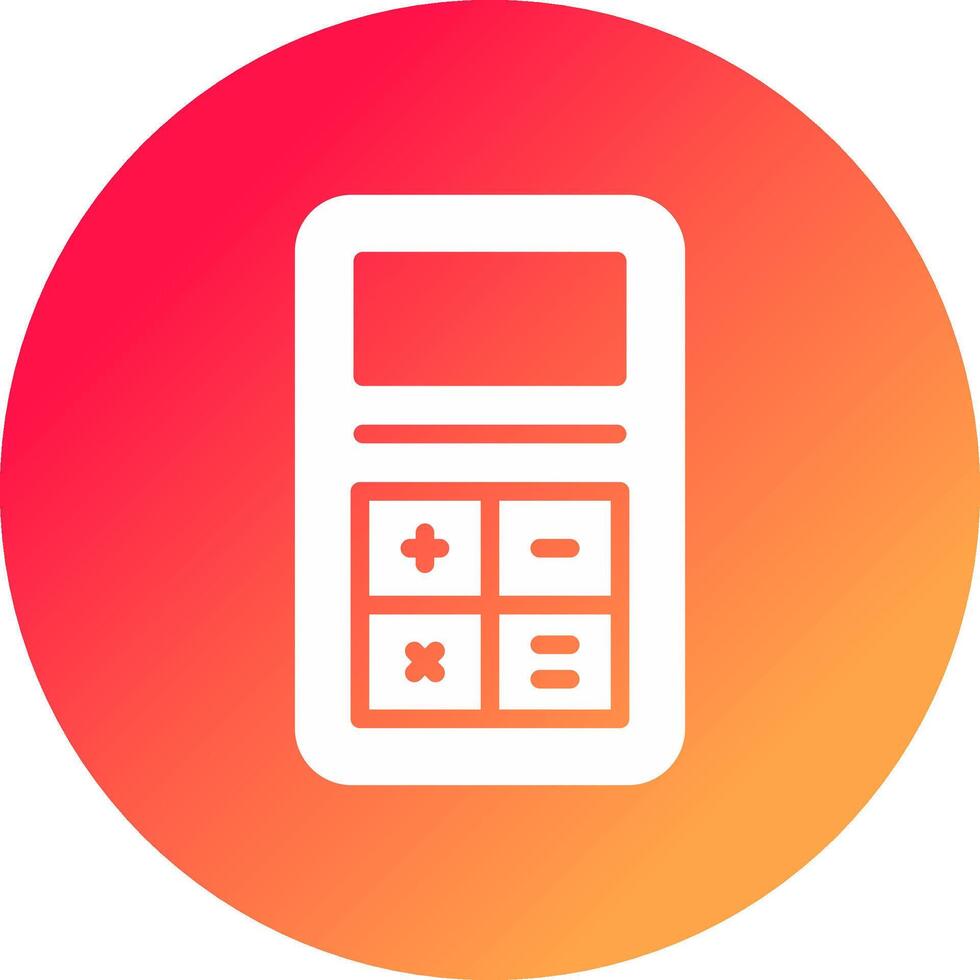 diseño de icono creativo de calculadora vector