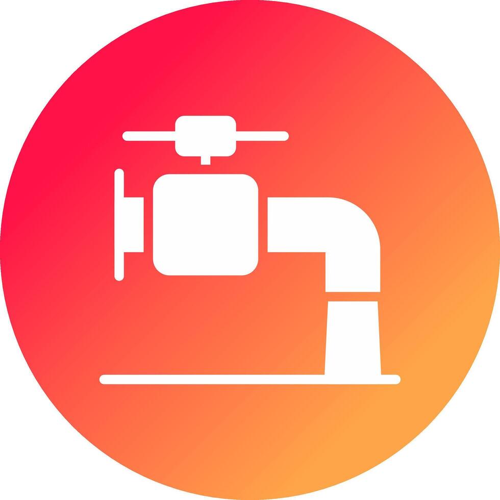 Faucet Creative Icon Design vector