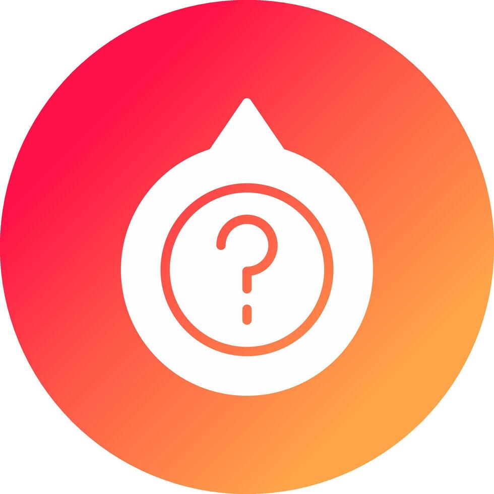 Question Creative Icon Design vector