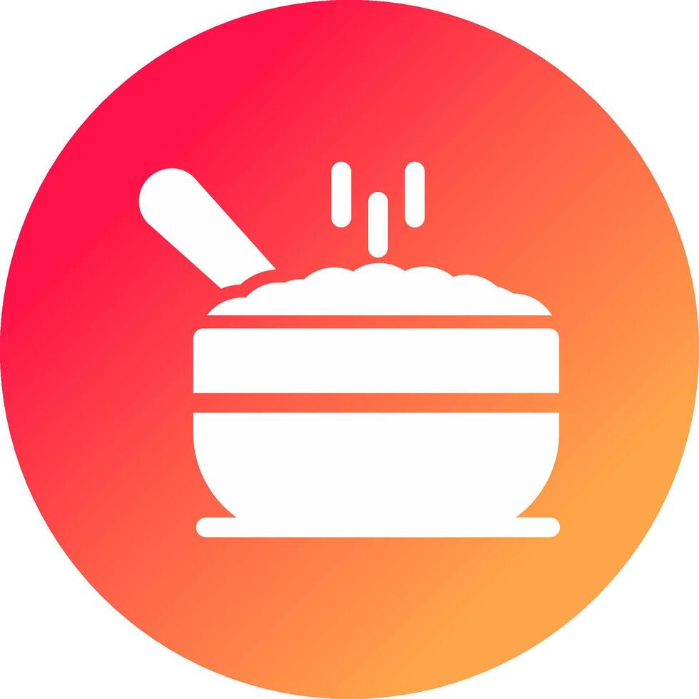 Porridge Creative Icon Design vector