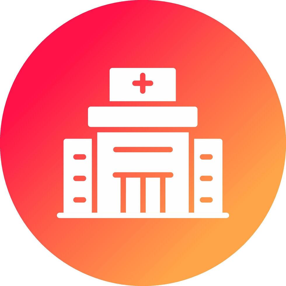 diseño de icono creativo de hospital vector