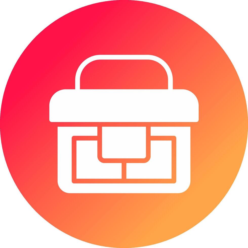 Fish Cooler Creative Icon Design vector
