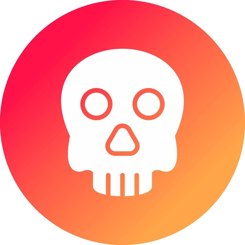 Skull Creative Icon Design vector