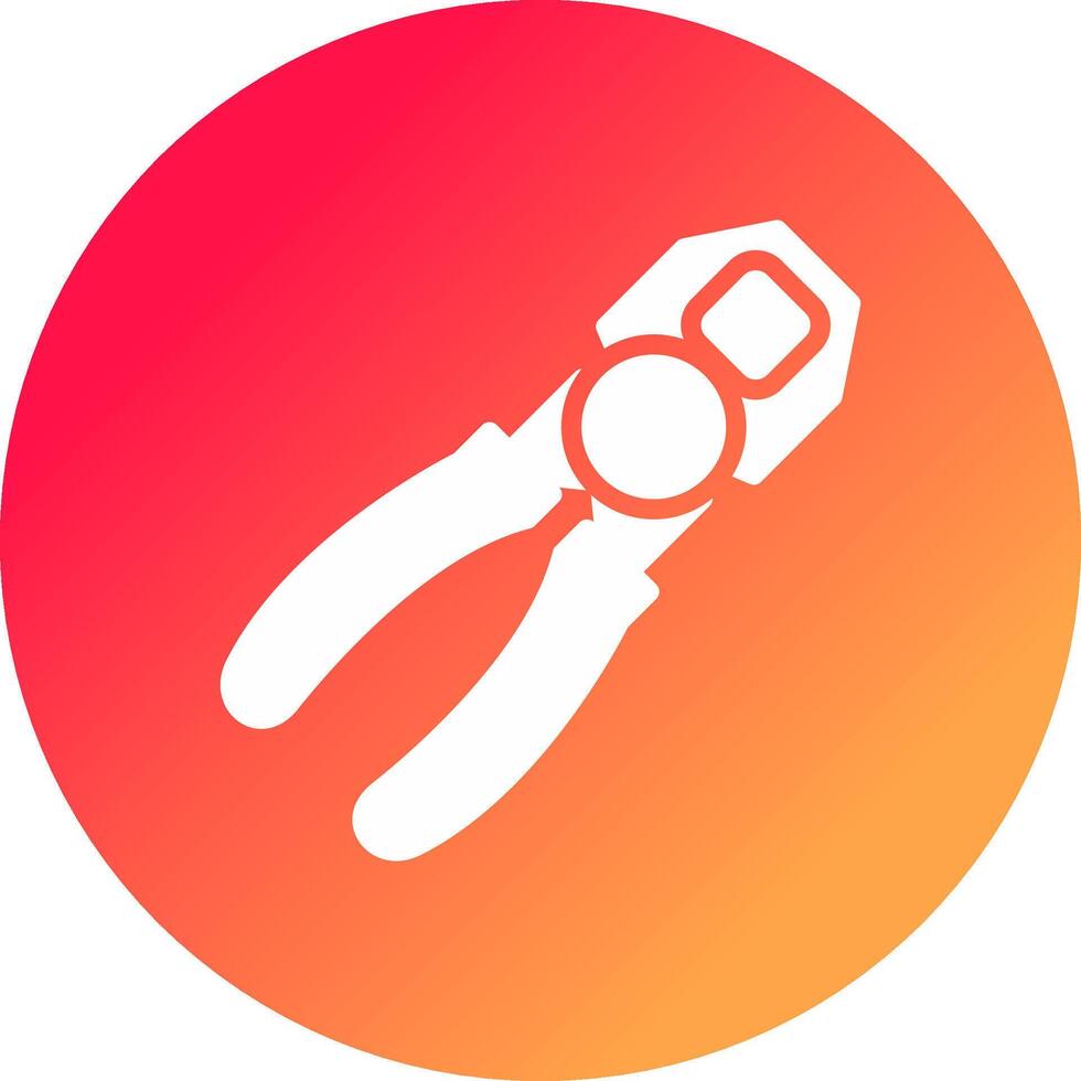 Joint Pliers Creative Icon Design vector