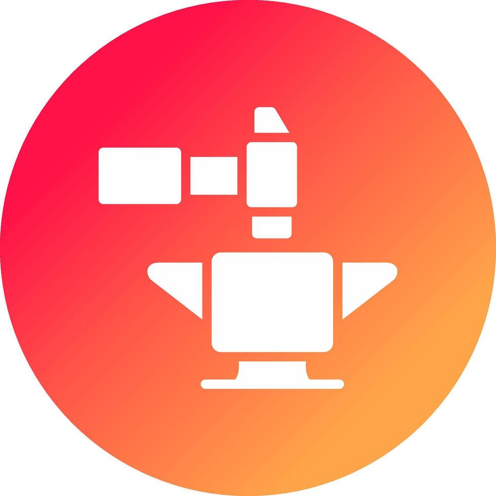 Anvil Creative Icon Design vector