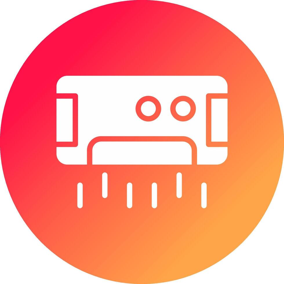 Air Conditioning Creative Icon Design vector